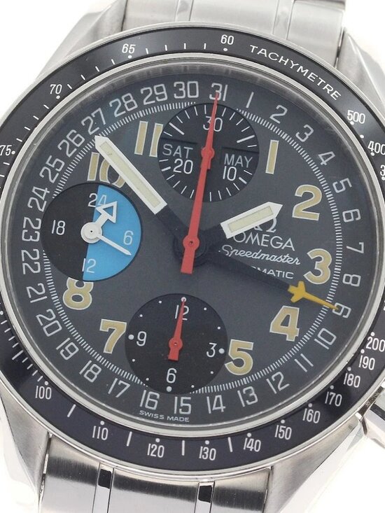 Buy Watch Omega Speedmaster Stainless Steel 3520.53.00  OMEGA Speedmaster mark 40 3520.53 Triple calendar Automatic Men\'s Watch_950515